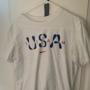 Nike White USA Graphic Tee